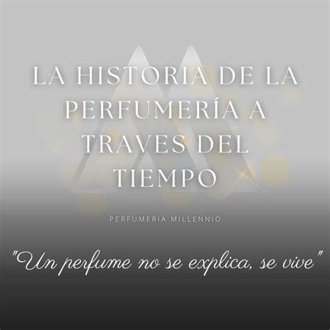 historia de la perfumeria.